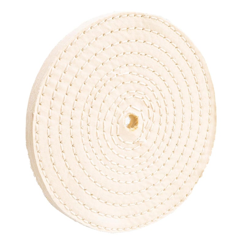 RENOTEC 6x1x1 Inch Cotton Polishing Wheel, 150×25×12mm, 70 Plies - Image 1